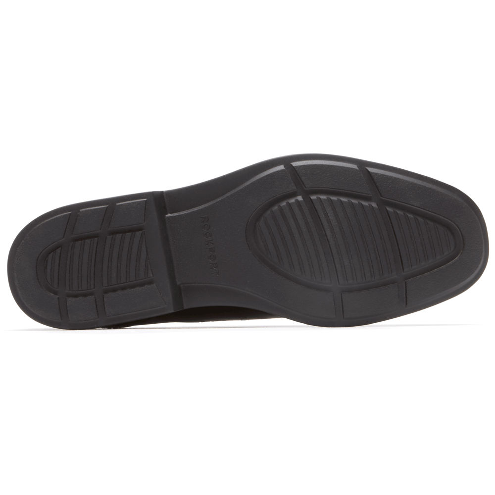 Rockport Slip-Ons Herre Svart - Charles Road - YWDB48752